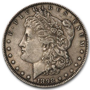 1898 Morgan Dollar XF 1898 Morgan Dollar XF